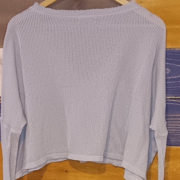 Urban Outfitters Thermal Cropped Top S grey - Picture 5 of 6